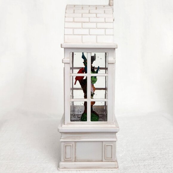 Birds on Flower Blossoms in Aviary LED Light Up Glitter Water Lantern Snow Globe - Picture 8 of 13